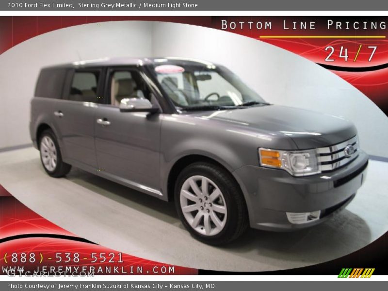 Sterling Grey Metallic / Medium Light Stone 2010 Ford Flex Limited
