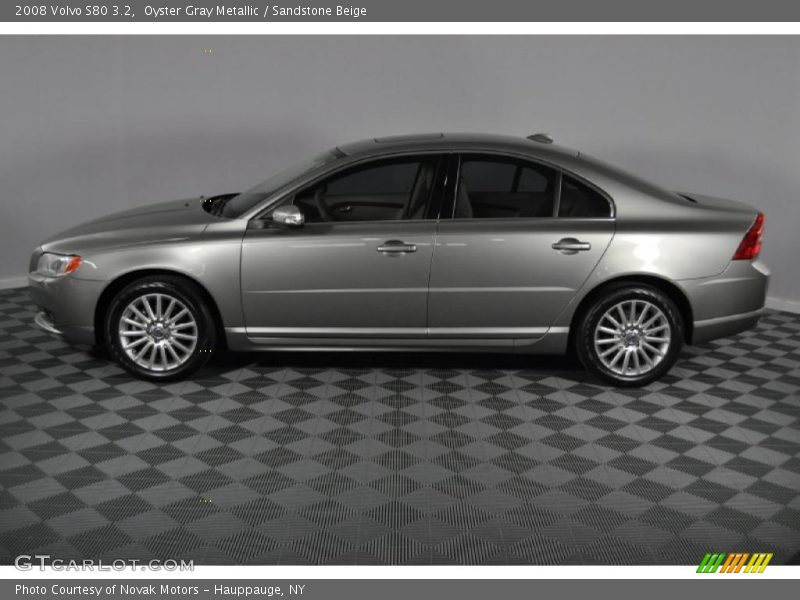 Oyster Gray Metallic / Sandstone Beige 2008 Volvo S80 3.2