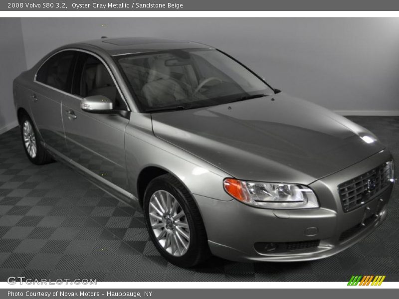 Oyster Gray Metallic / Sandstone Beige 2008 Volvo S80 3.2