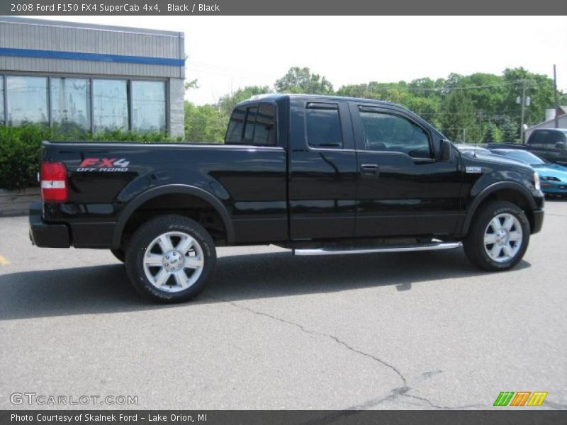 Black / Black 2008 Ford F150 FX4 SuperCab 4x4