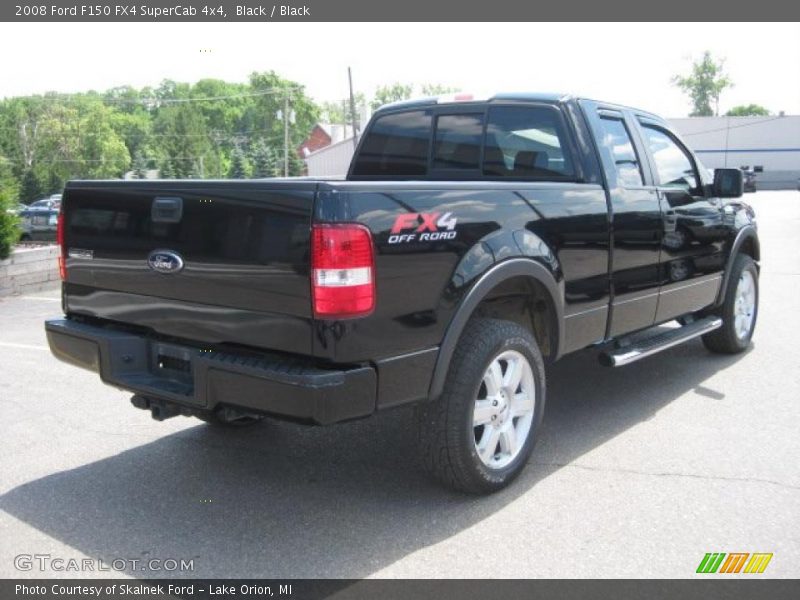 Black / Black 2008 Ford F150 FX4 SuperCab 4x4