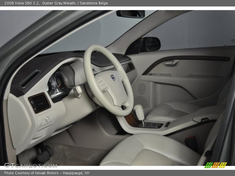 Oyster Gray Metallic / Sandstone Beige 2008 Volvo S80 3.2