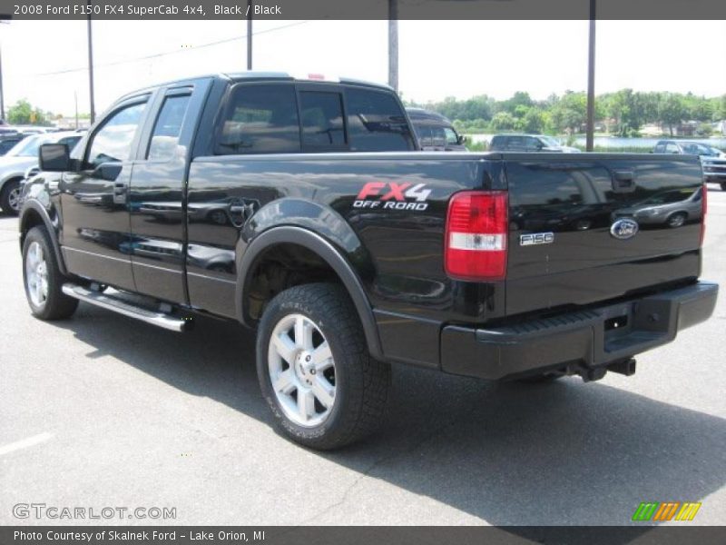 Black / Black 2008 Ford F150 FX4 SuperCab 4x4
