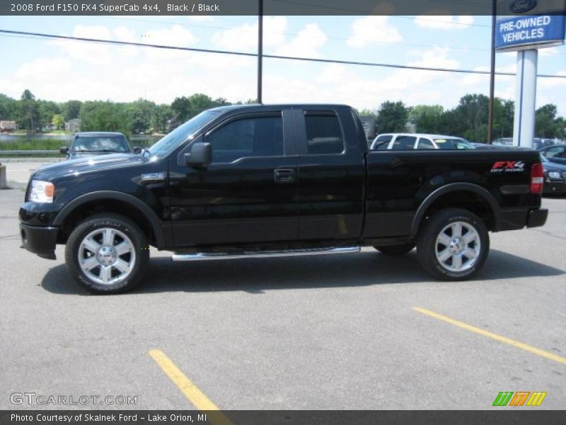 Black / Black 2008 Ford F150 FX4 SuperCab 4x4