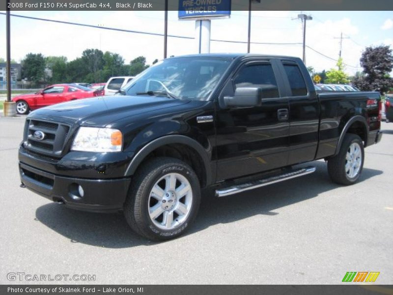 Black / Black 2008 Ford F150 FX4 SuperCab 4x4