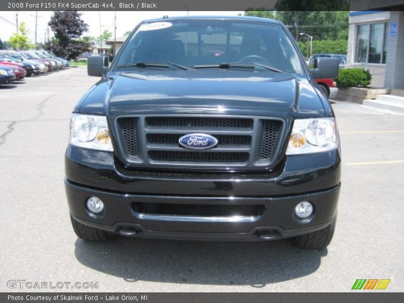 Black / Black 2008 Ford F150 FX4 SuperCab 4x4