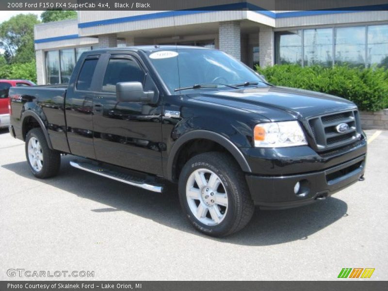 Black / Black 2008 Ford F150 FX4 SuperCab 4x4