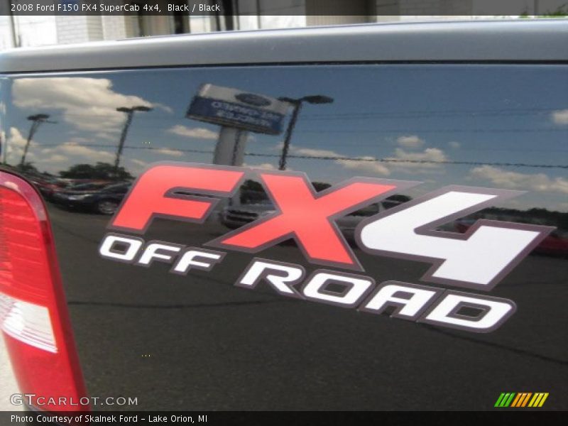 Black / Black 2008 Ford F150 FX4 SuperCab 4x4