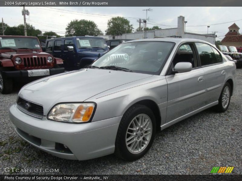 White Birch / Gray Moquette 2004 Subaru Legacy L Sedan