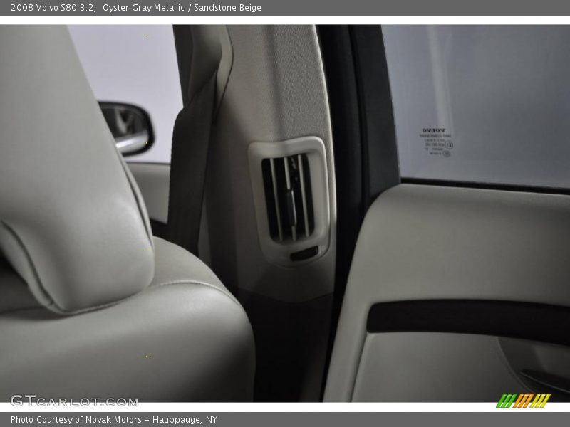 Oyster Gray Metallic / Sandstone Beige 2008 Volvo S80 3.2