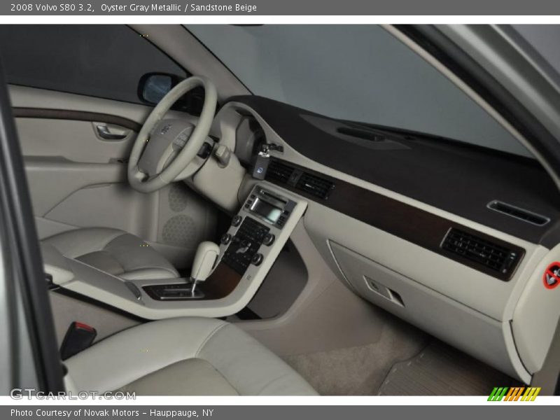 Oyster Gray Metallic / Sandstone Beige 2008 Volvo S80 3.2