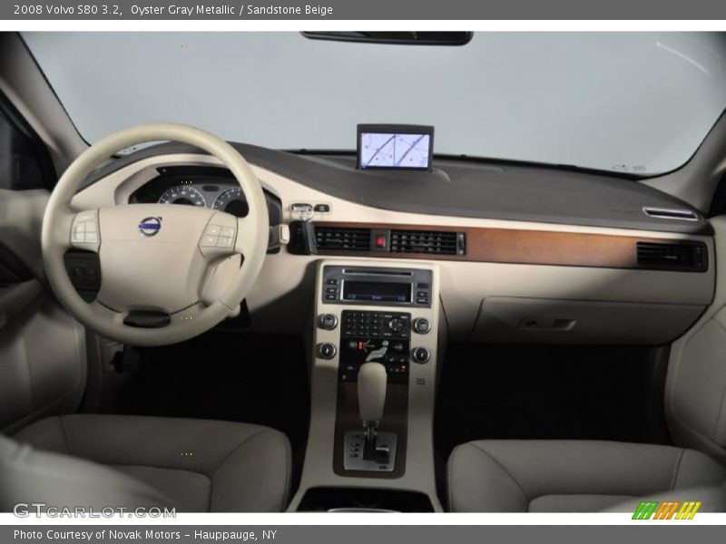 Oyster Gray Metallic / Sandstone Beige 2008 Volvo S80 3.2