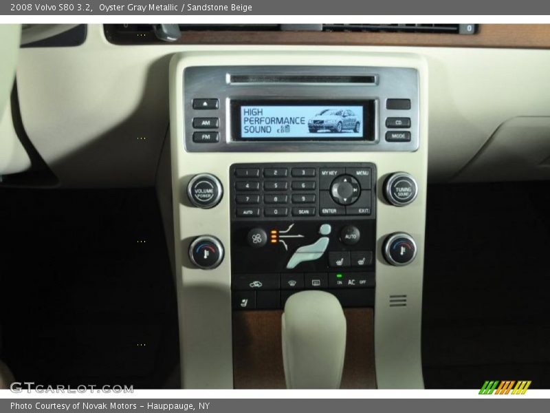 Oyster Gray Metallic / Sandstone Beige 2008 Volvo S80 3.2
