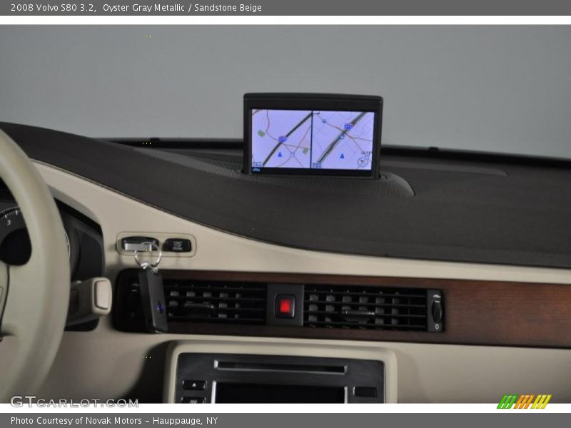 Oyster Gray Metallic / Sandstone Beige 2008 Volvo S80 3.2