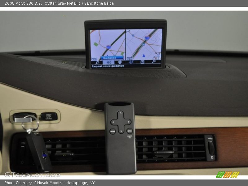 Oyster Gray Metallic / Sandstone Beige 2008 Volvo S80 3.2