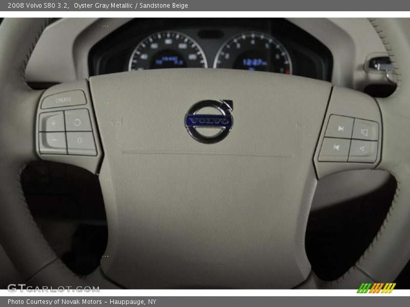 Oyster Gray Metallic / Sandstone Beige 2008 Volvo S80 3.2