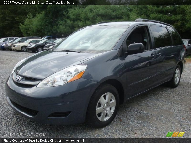 Slate Gray Metallic / Stone 2007 Toyota Sienna LE