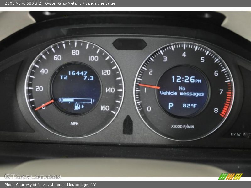 Oyster Gray Metallic / Sandstone Beige 2008 Volvo S80 3.2