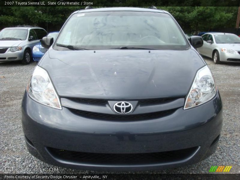 Slate Gray Metallic / Stone 2007 Toyota Sienna LE