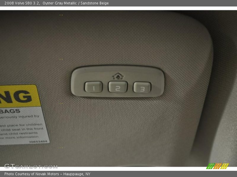 Oyster Gray Metallic / Sandstone Beige 2008 Volvo S80 3.2