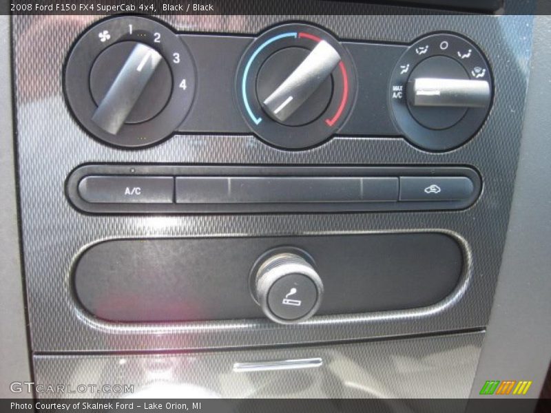 Black / Black 2008 Ford F150 FX4 SuperCab 4x4
