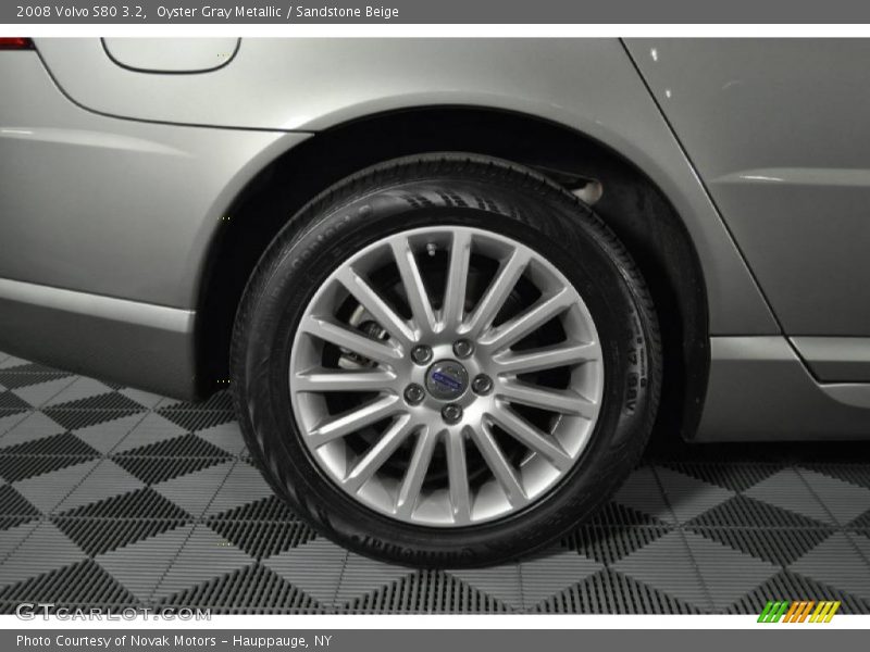 Oyster Gray Metallic / Sandstone Beige 2008 Volvo S80 3.2