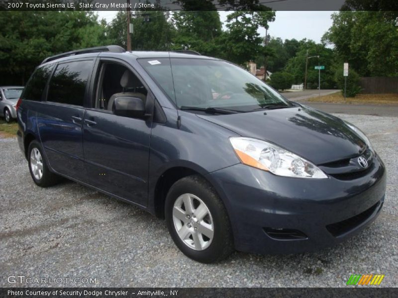 Slate Gray Metallic / Stone 2007 Toyota Sienna LE