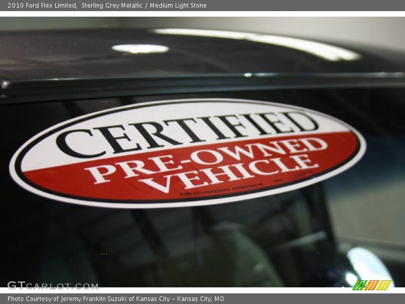 Sterling Grey Metallic / Medium Light Stone 2010 Ford Flex Limited