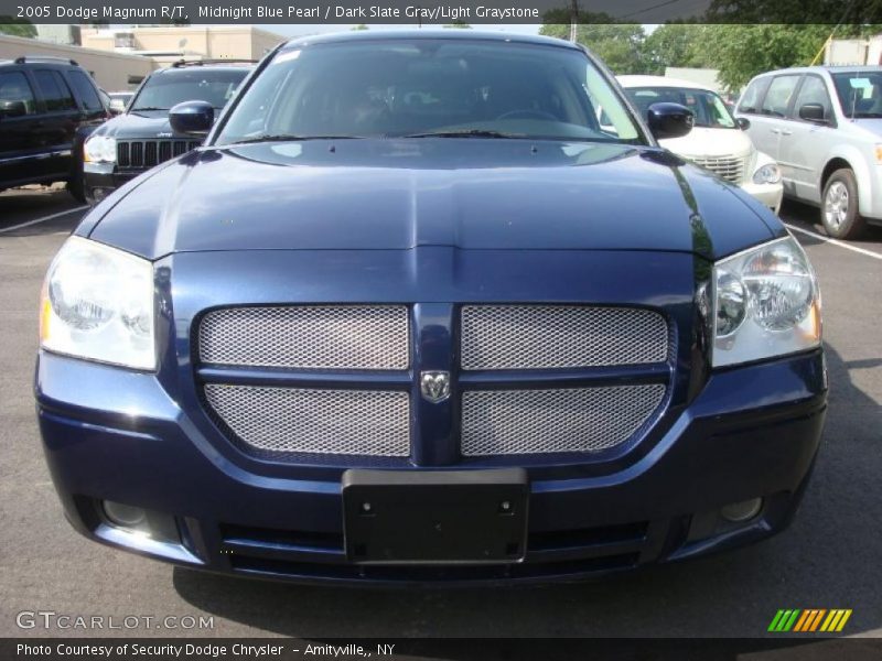 Midnight Blue Pearl / Dark Slate Gray/Light Graystone 2005 Dodge Magnum R/T