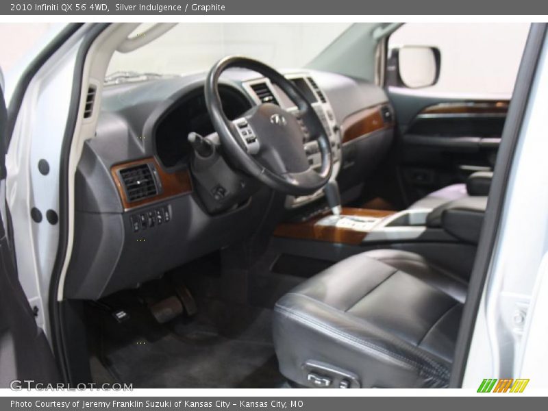 Silver Indulgence / Graphite 2010 Infiniti QX 56 4WD