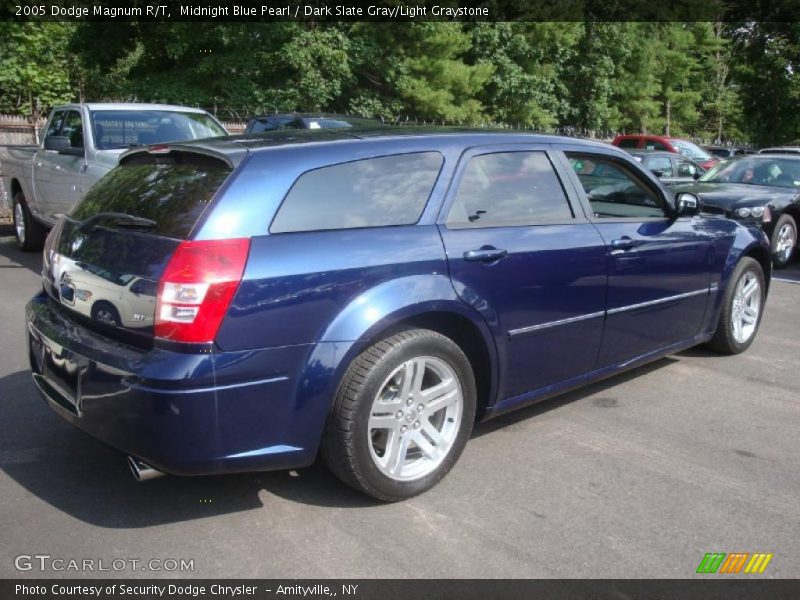 Midnight Blue Pearl / Dark Slate Gray/Light Graystone 2005 Dodge Magnum R/T