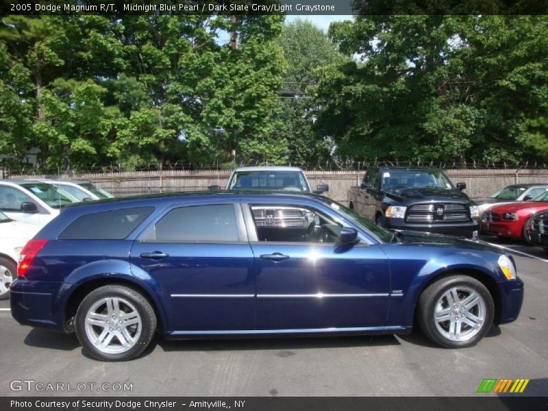Midnight Blue Pearl / Dark Slate Gray/Light Graystone 2005 Dodge Magnum R/T