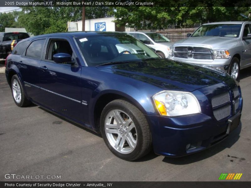 Midnight Blue Pearl / Dark Slate Gray/Light Graystone 2005 Dodge Magnum R/T