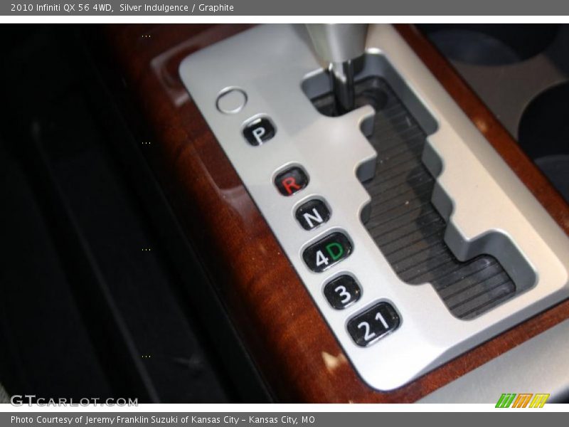 Silver Indulgence / Graphite 2010 Infiniti QX 56 4WD