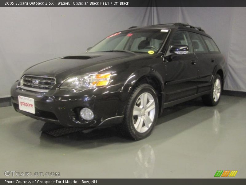 Obsidian Black Pearl / Off Black 2005 Subaru Outback 2.5XT Wagon