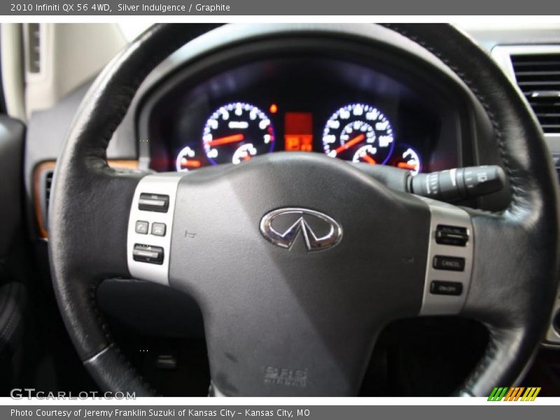 Silver Indulgence / Graphite 2010 Infiniti QX 56 4WD