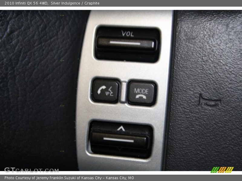 Silver Indulgence / Graphite 2010 Infiniti QX 56 4WD
