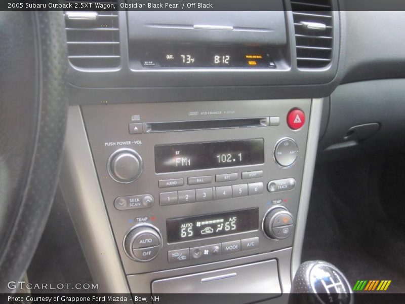 Obsidian Black Pearl / Off Black 2005 Subaru Outback 2.5XT Wagon