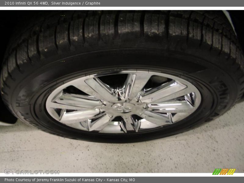 Silver Indulgence / Graphite 2010 Infiniti QX 56 4WD