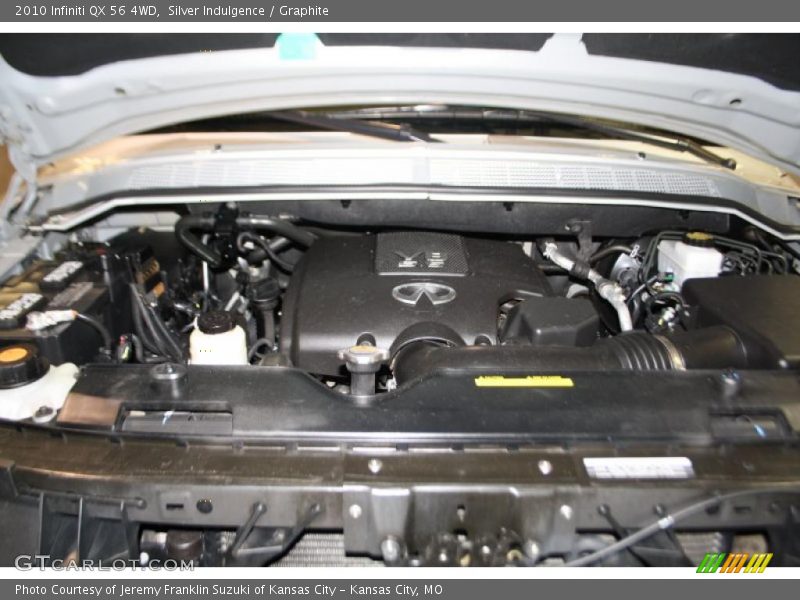 Silver Indulgence / Graphite 2010 Infiniti QX 56 4WD