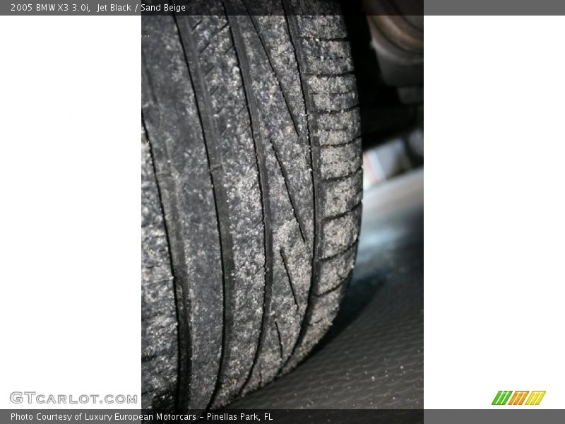 Jet Black / Sand Beige 2005 BMW X3 3.0i