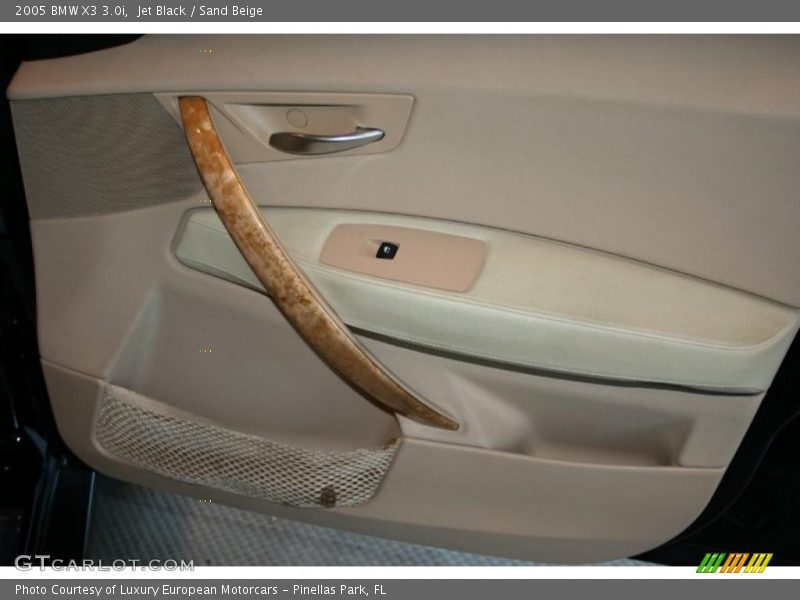Jet Black / Sand Beige 2005 BMW X3 3.0i