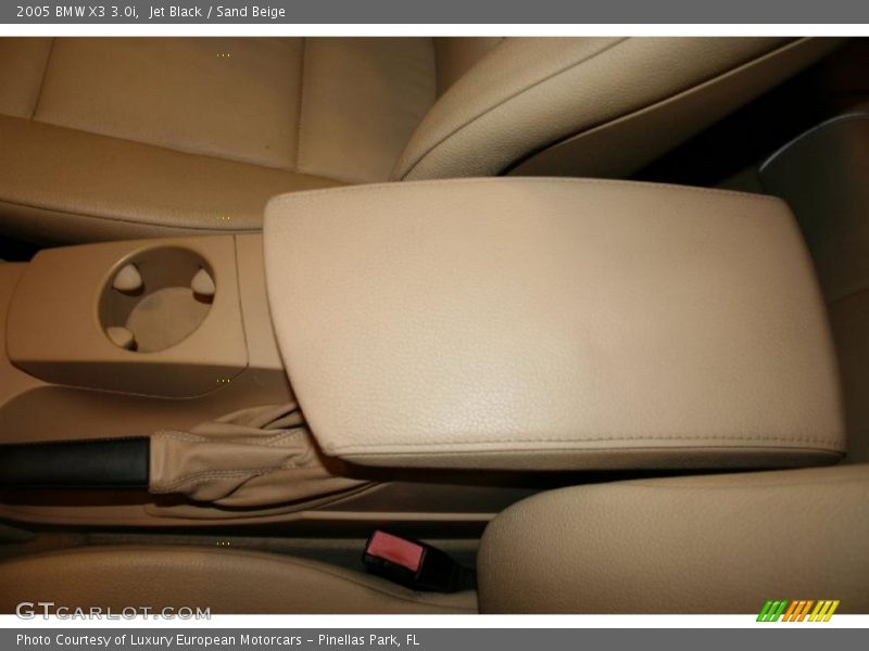 Jet Black / Sand Beige 2005 BMW X3 3.0i