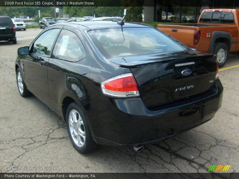 Black / Medium Stone 2008 Ford Focus SES Coupe