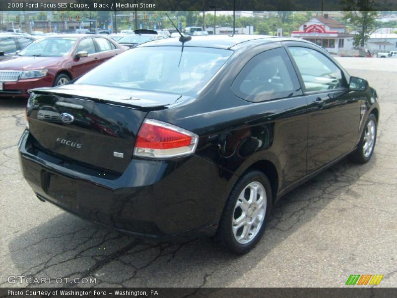 Black / Medium Stone 2008 Ford Focus SES Coupe
