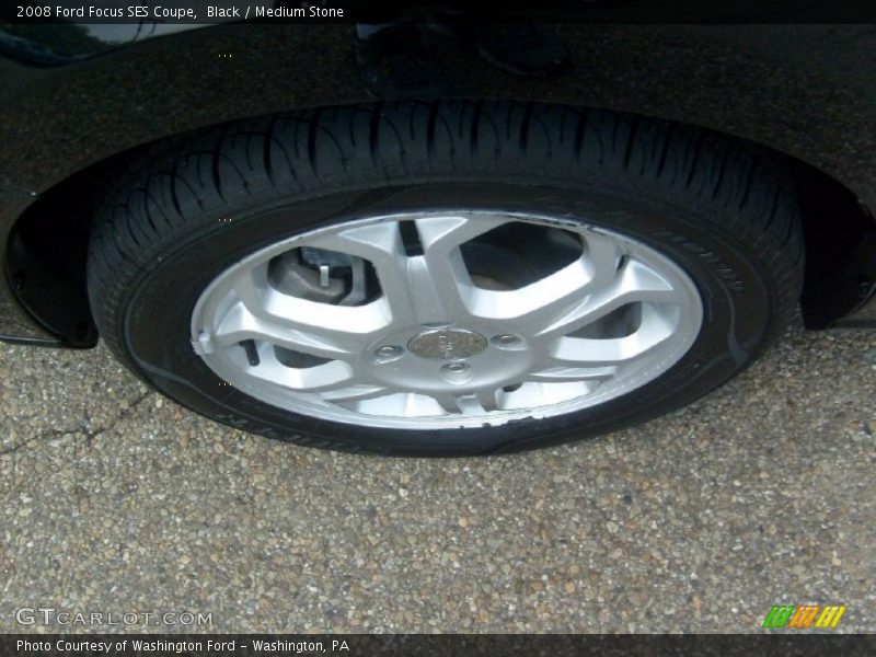 Black / Medium Stone 2008 Ford Focus SES Coupe