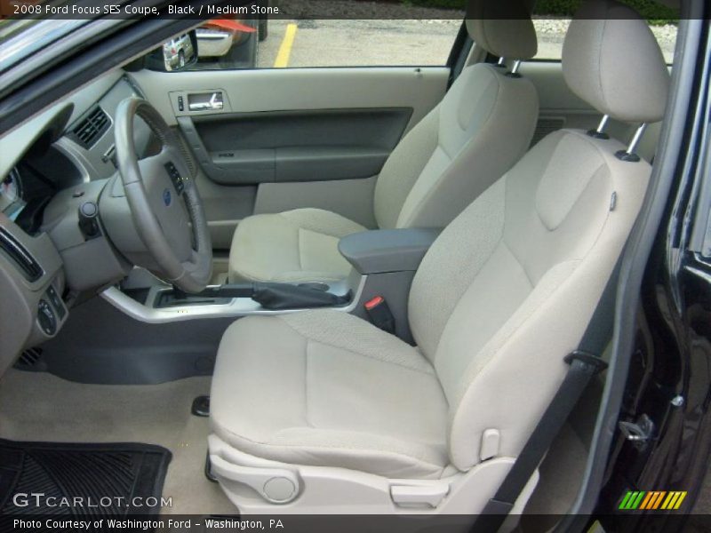 Black / Medium Stone 2008 Ford Focus SES Coupe
