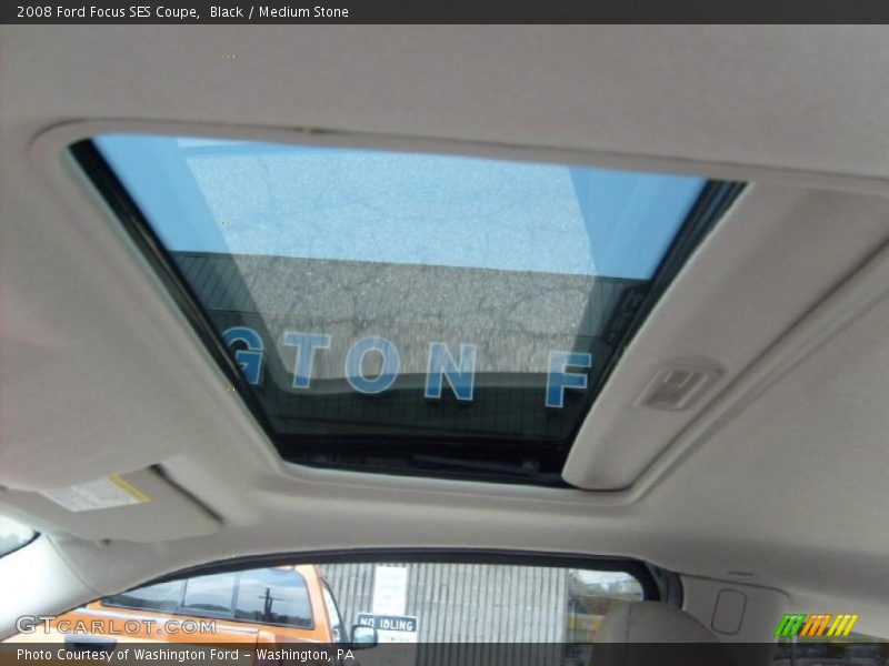 Black / Medium Stone 2008 Ford Focus SES Coupe