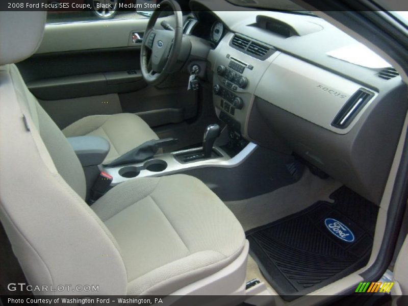 Black / Medium Stone 2008 Ford Focus SES Coupe