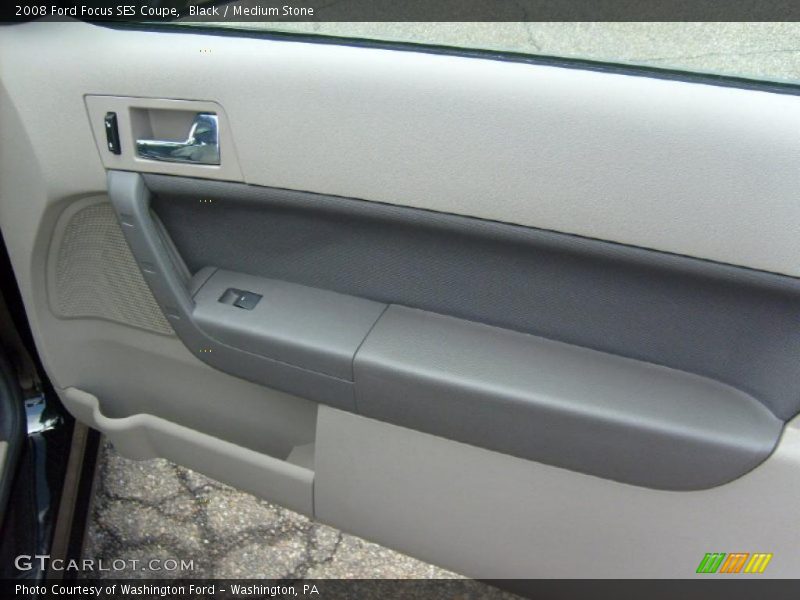 Black / Medium Stone 2008 Ford Focus SES Coupe